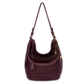 The Sak Sequoia Hobo - Leather - Black Cherry
