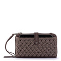 The Sak Iris Smartphone Wallet - Hand Crochet - Mushroom Cozy Weave