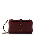 The Sak Iris Smartphone Wallet - Leather - Black Cherry