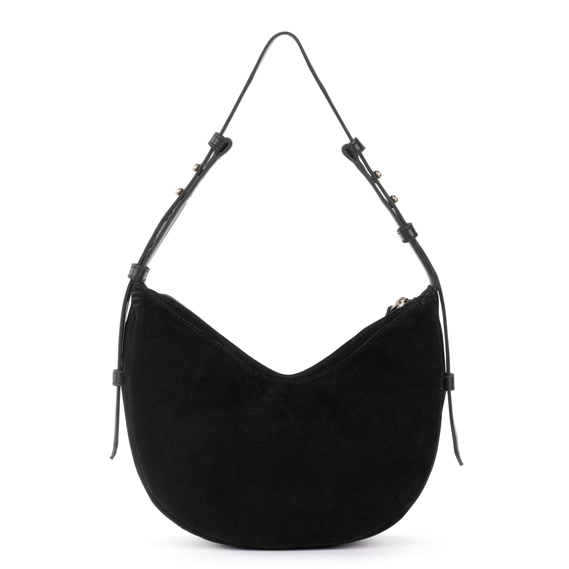 The Sak Tess Shoulder Bag Leather - Black Suede