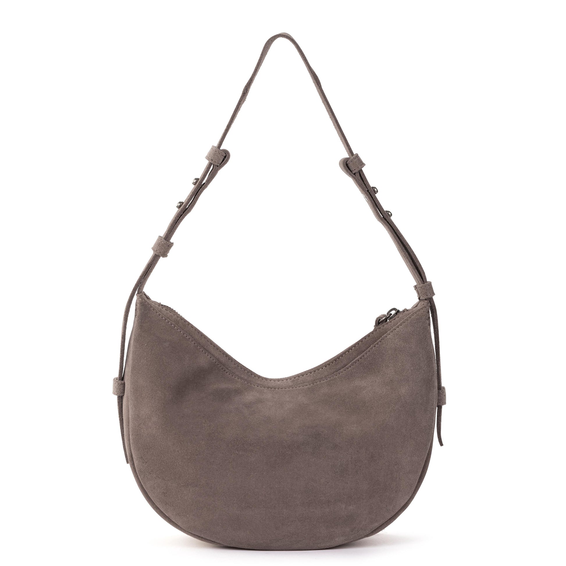 The Sak Tess Shoulder Bag Leather - Mushroom Suede