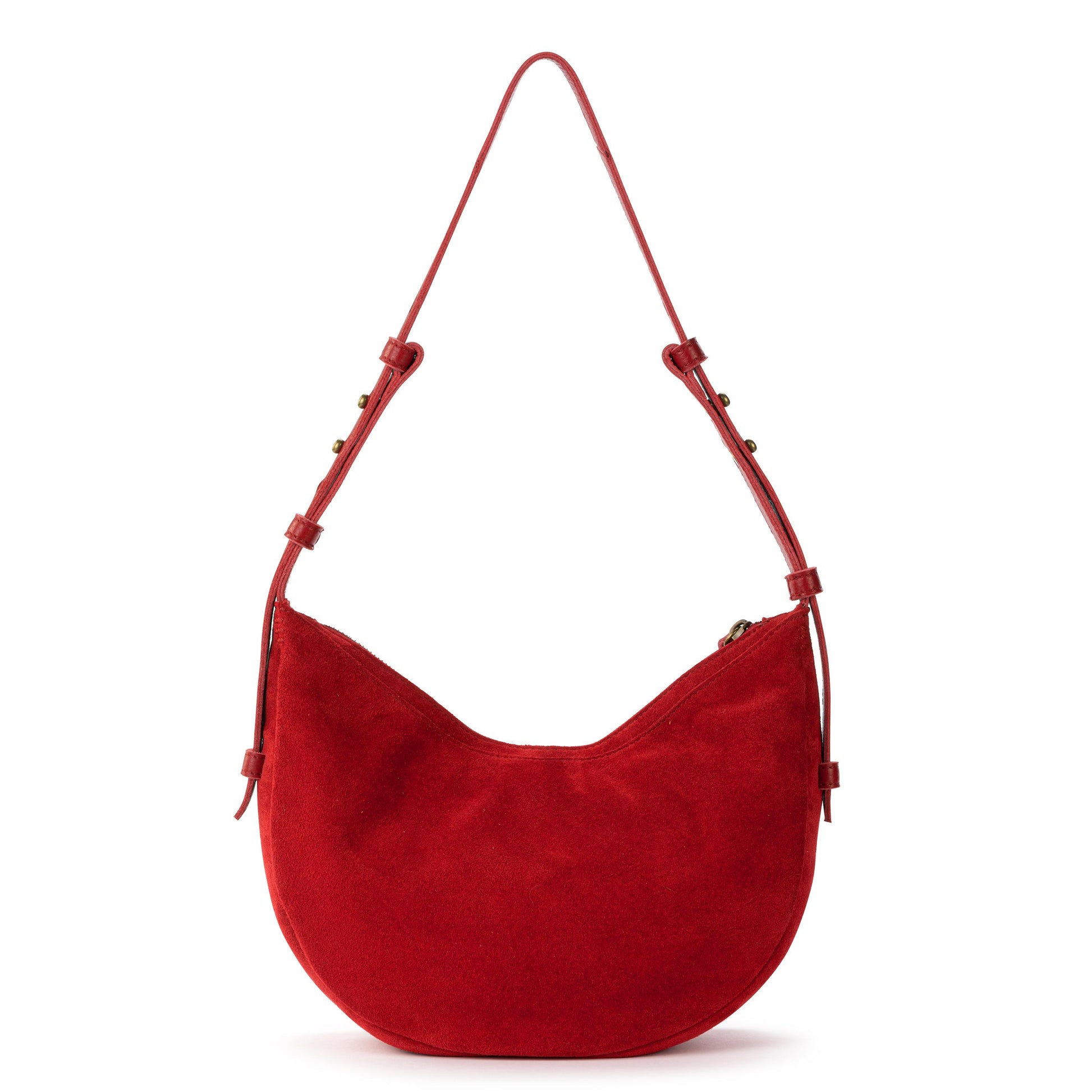 The Sak Tess Shoulder Bag Leather - Scarlet Suede