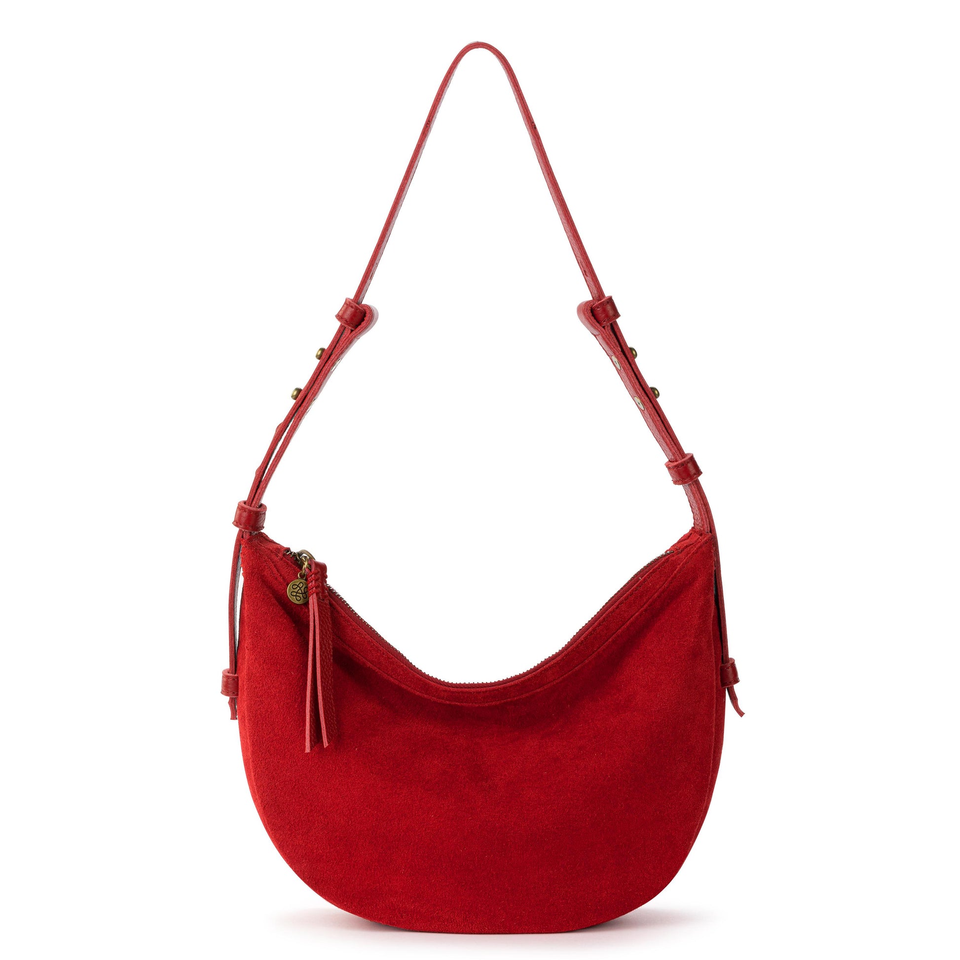 The Sak Tess Shoulder Bag Leather - Scarlet Suede