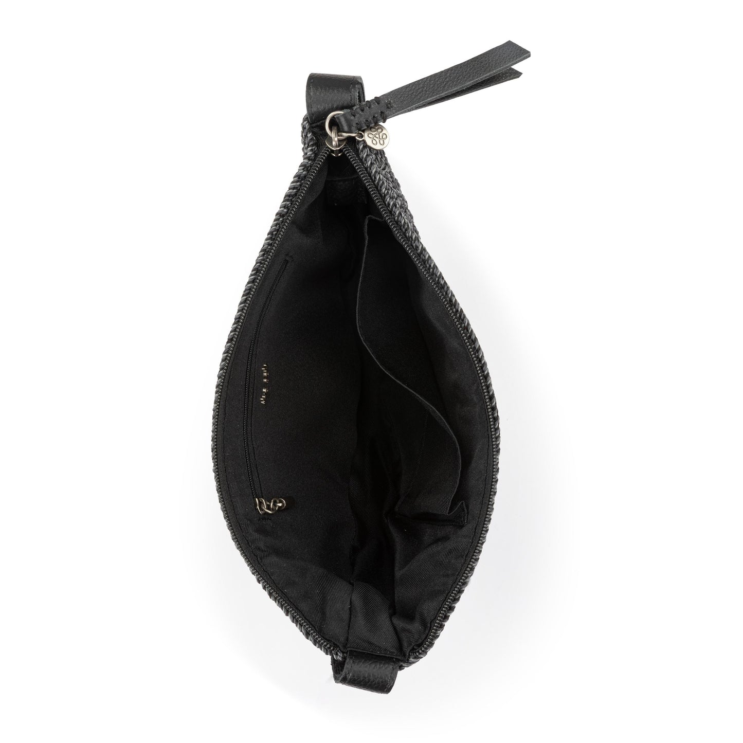 The Sak Tess Sling Bag Crochet - Black Static