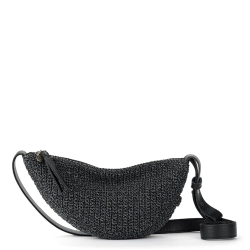 The Sak Tess Sling - Hand Crochet - Black Static