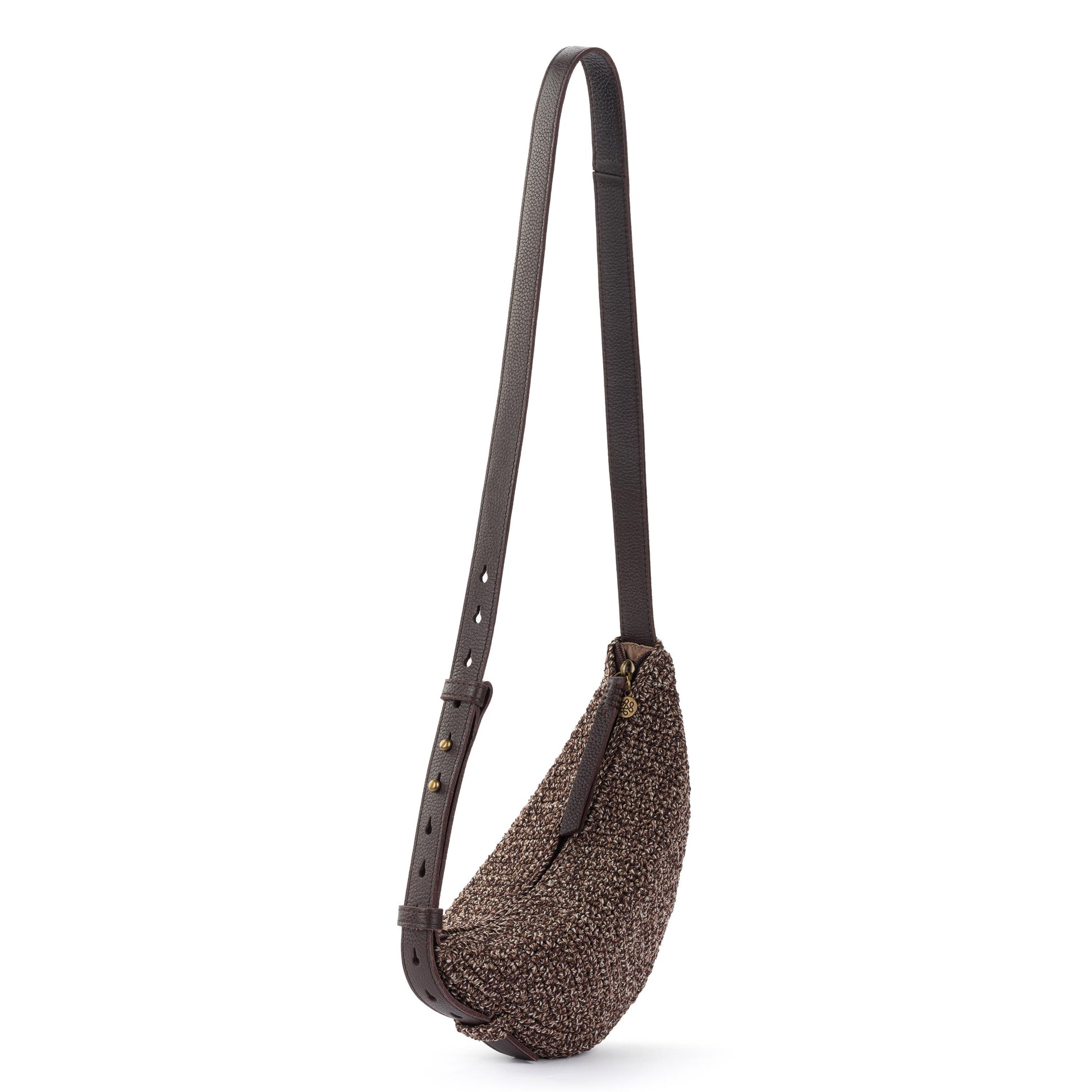 The Sak Tess Sling Bag Crochet - Brown Static