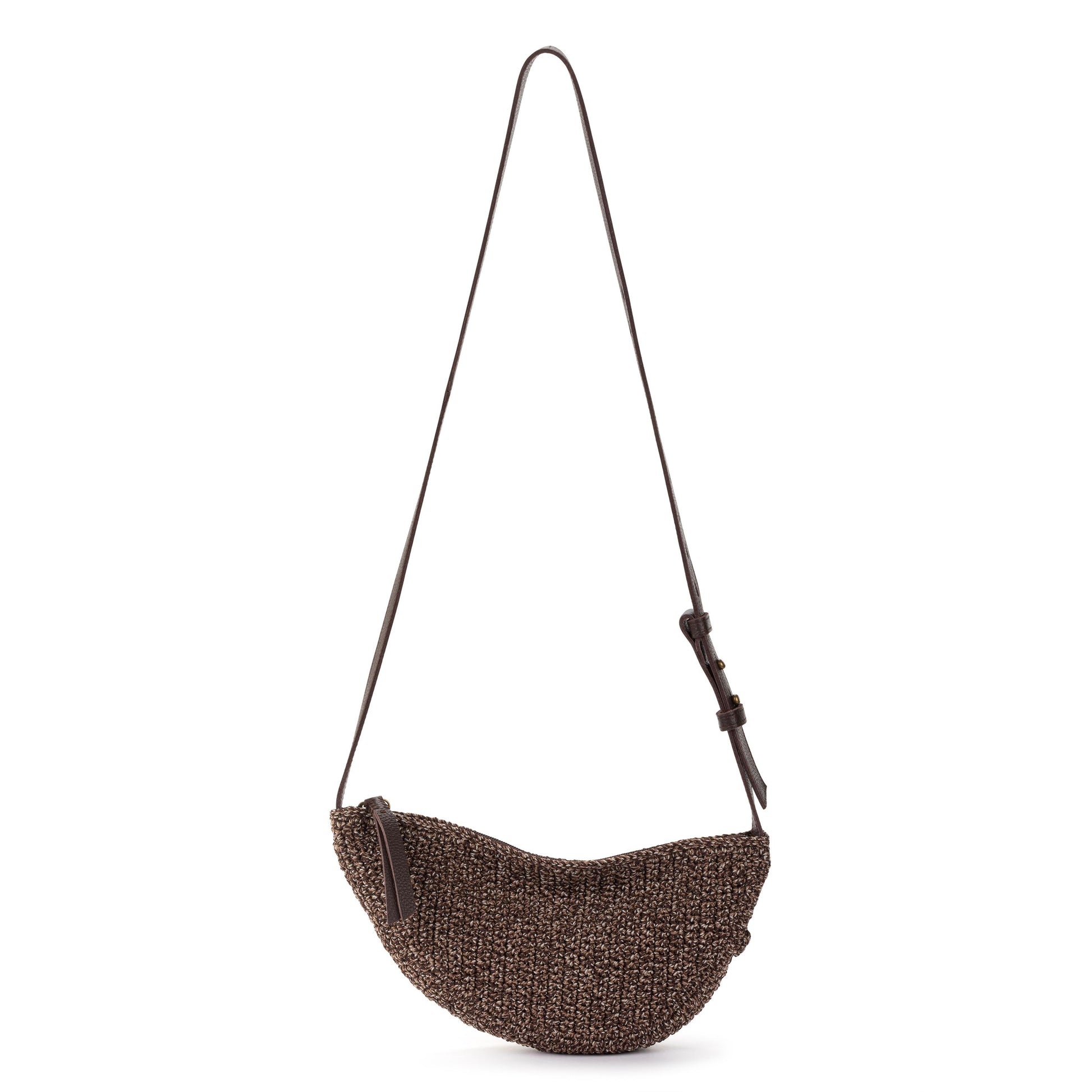 The Sak Tess Sling Bag Crochet - Brown Static
