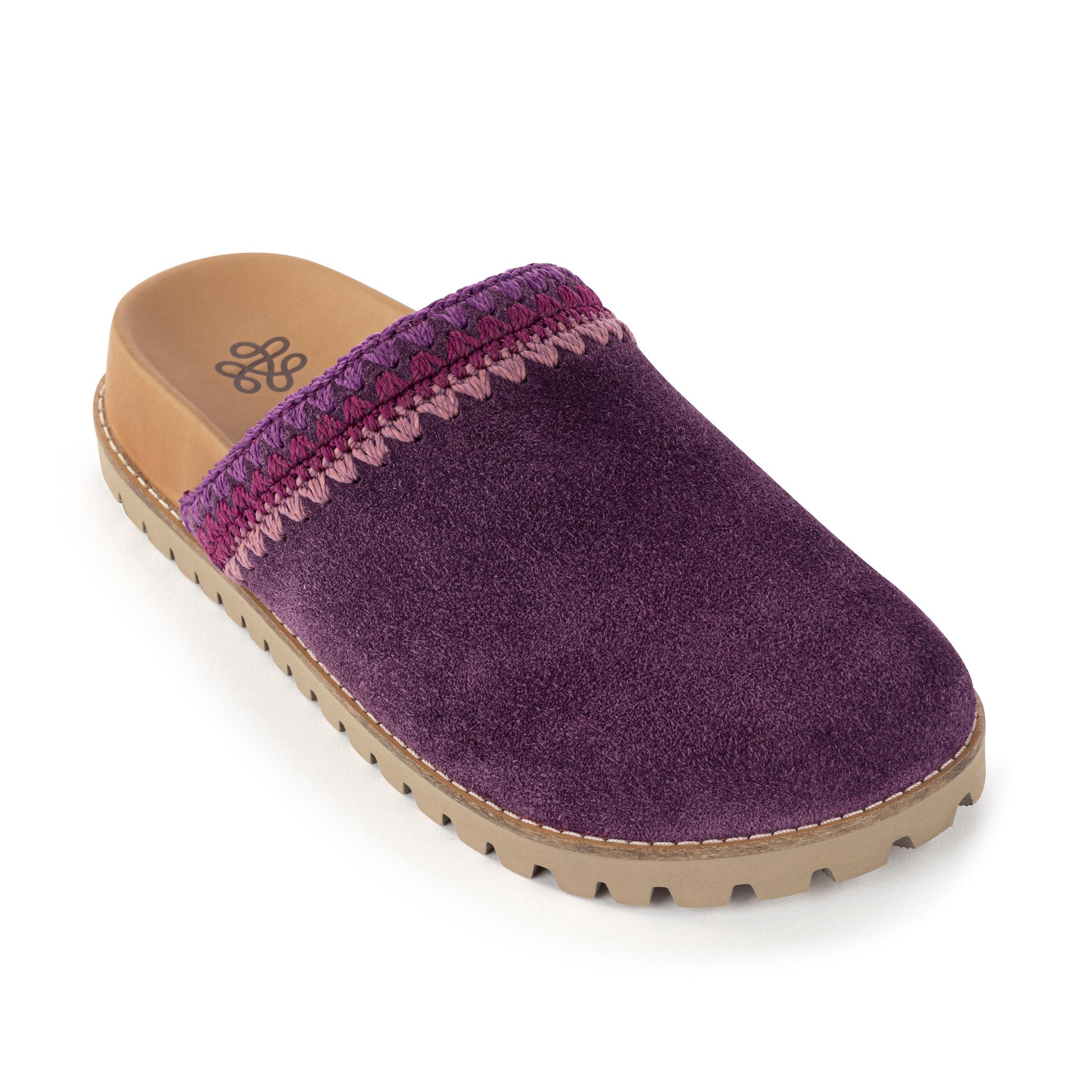 The Sak Bolinas Lug Sole Clog Leather - Aubergine Seminyak