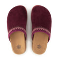 The Sak Bolinas Lug Sole Clog - Leather - Black Cherry Seminyak