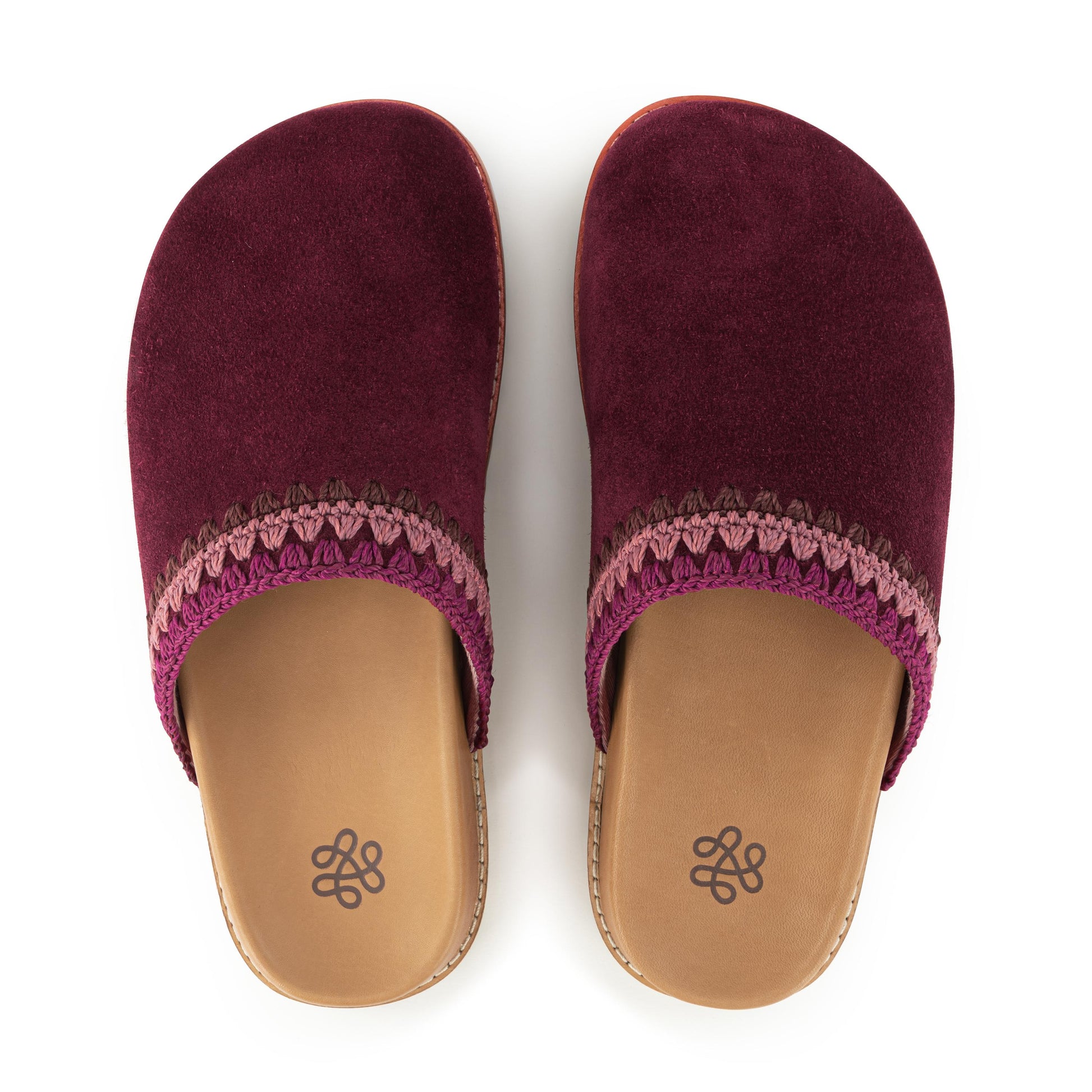 The Sak Bolinas Lug Sole Clog Leather - Black Cherry Seminyak