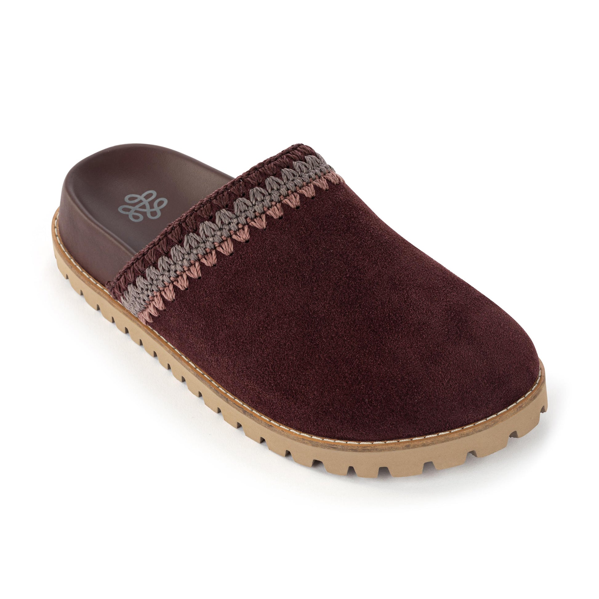 The Sak Bolinas Lug Sole Clog Leather - Mahogany Seminyak