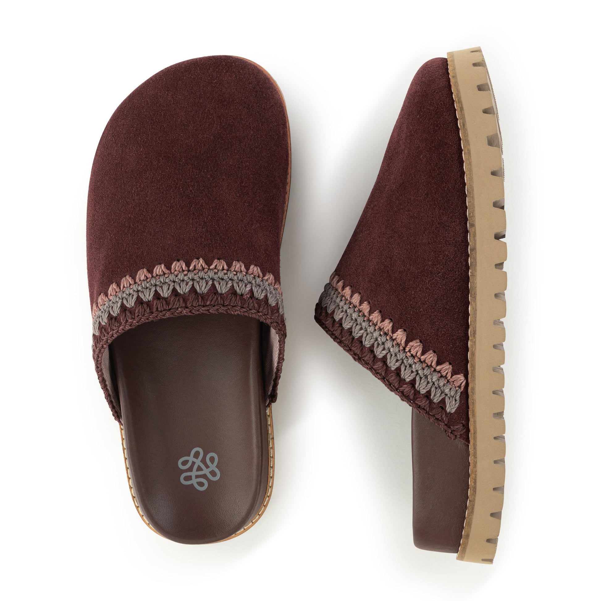 The Sak Bolinas Lug Sole Clog Leather - Mahogany Seminyak