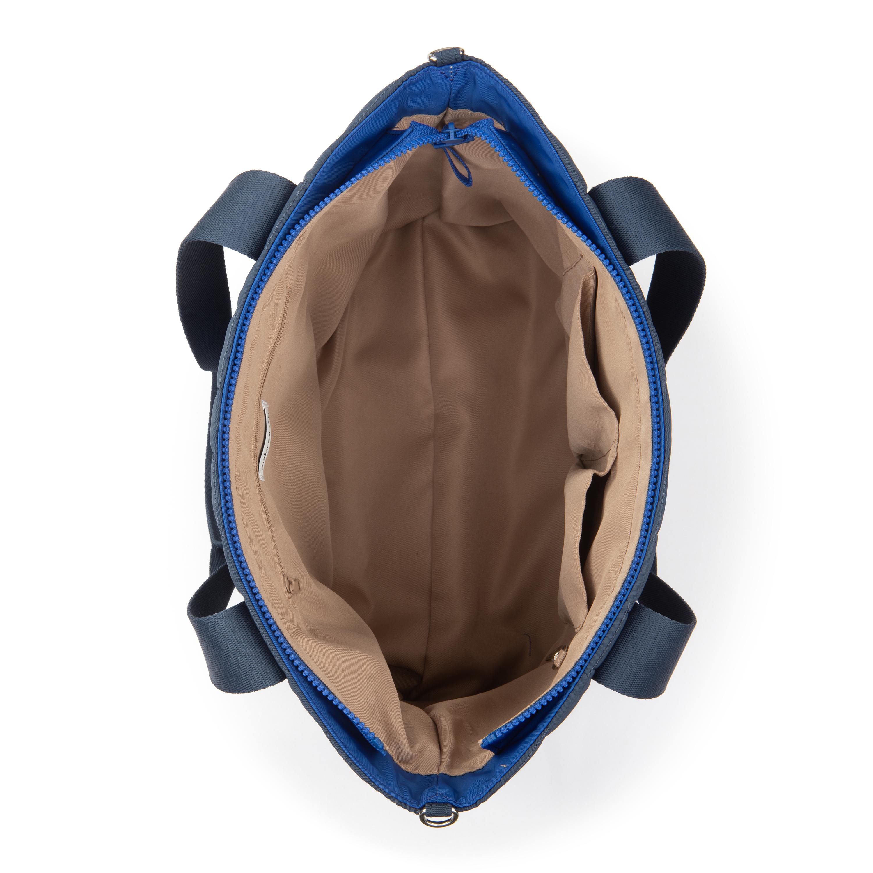 Sakroots Arlo Large Tote - EcoTwill - Indigo Woven Quilted