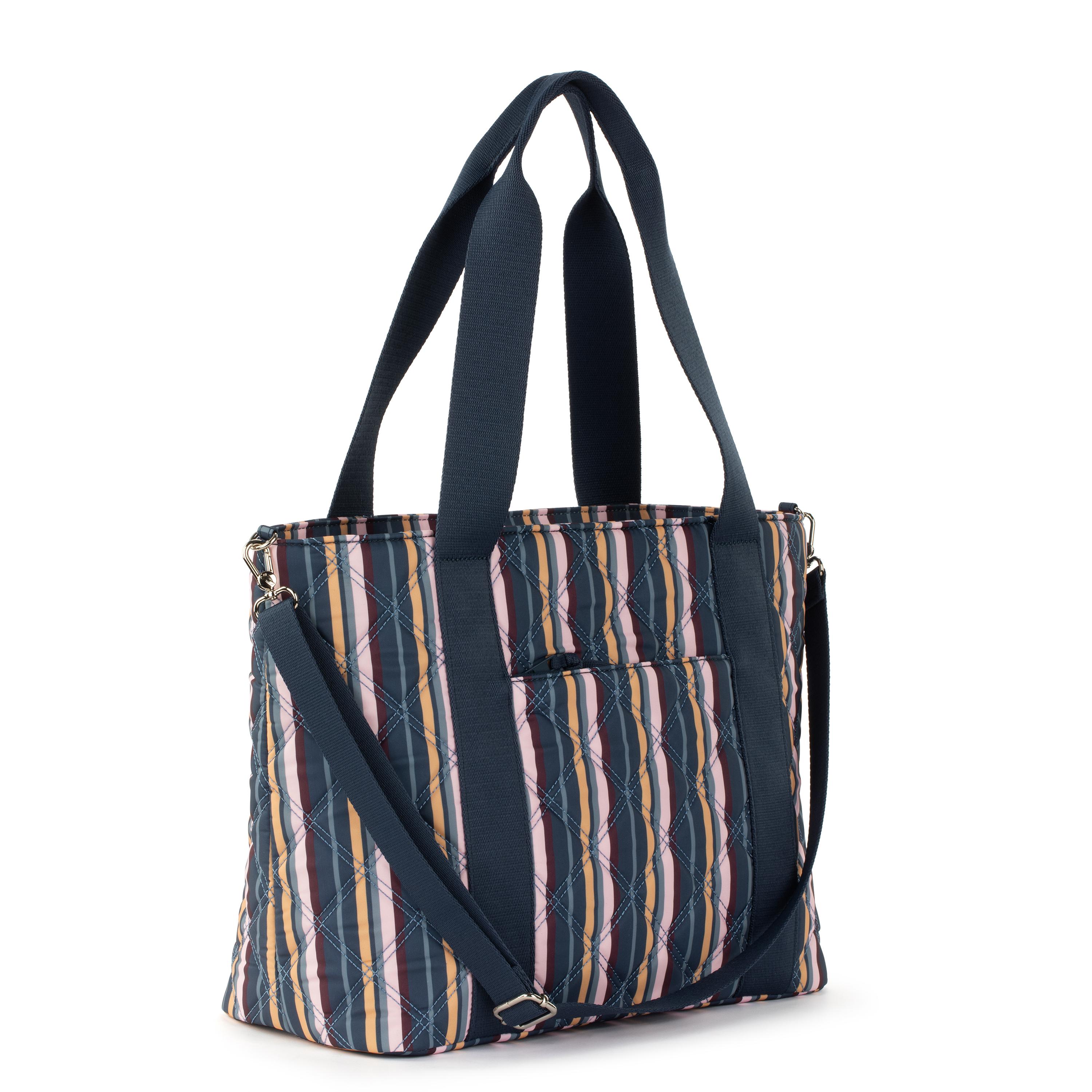 Sakroots Arlo Large Tote - EcoTwill - Vibrant Multi Diamond Quilted