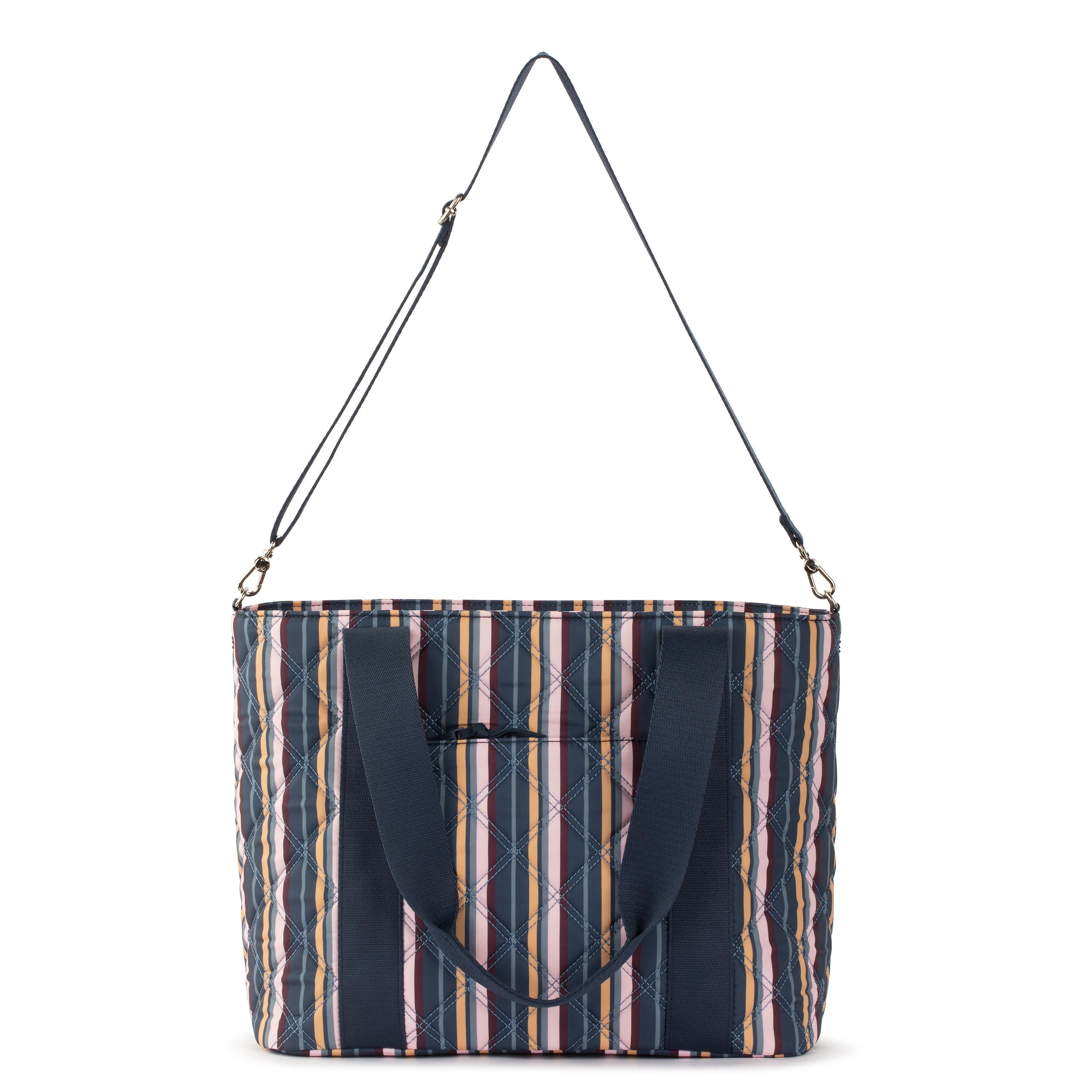 Sakroots Arlo Large Tote - EcoTwill - Vibrant Multi Diamond Quilted