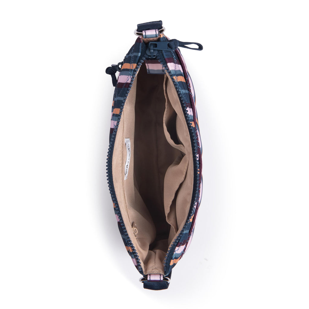 Sakroots Basic Crossbody - EcoTwill - Vibrant Multi Diamond Quilted