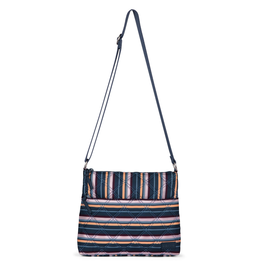Sakroots Basic Crossbody - EcoTwill - Vibrant Multi Diamond Quilted