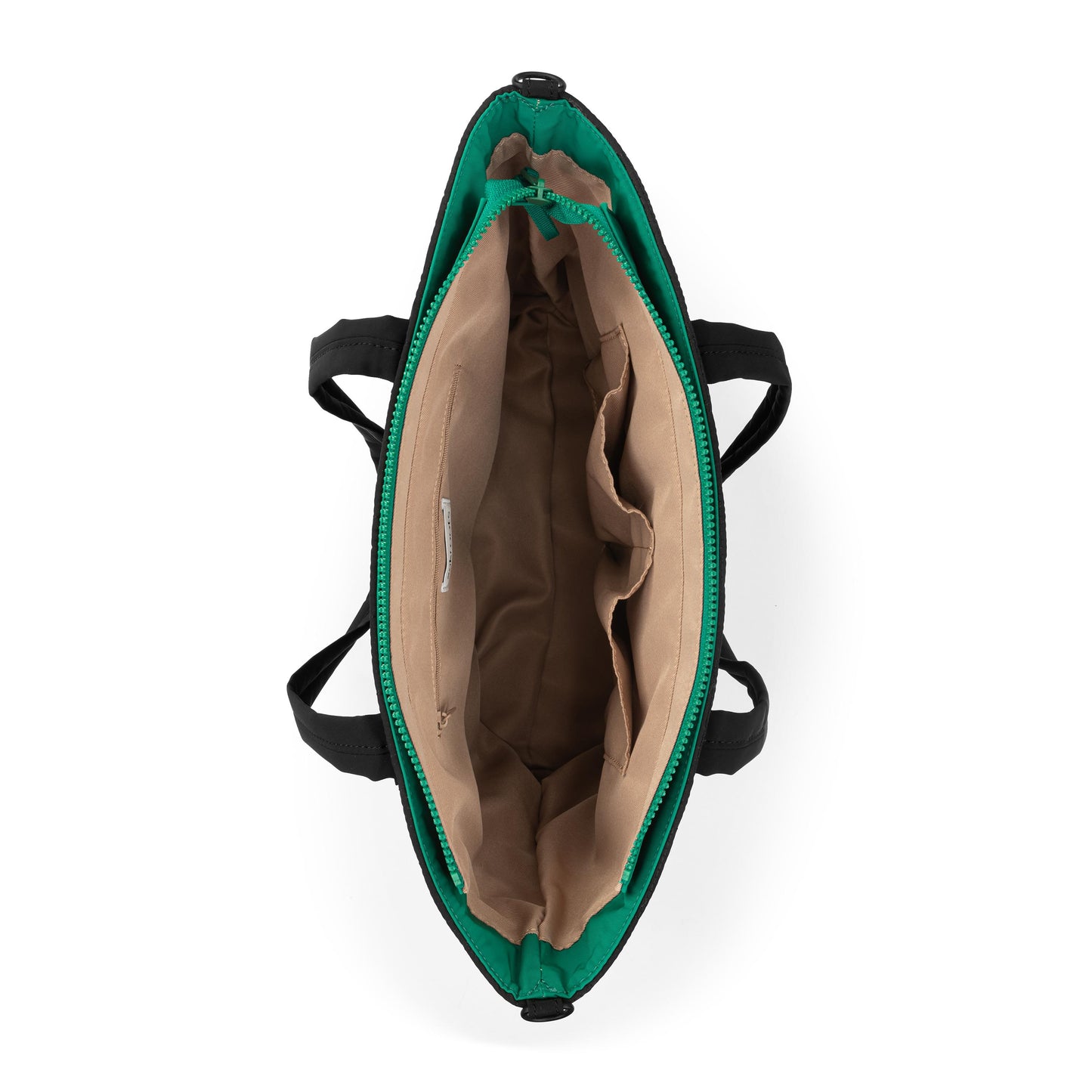 Sakroots Willow Shoulder Tote EcoTwill - Black Woven Quilted