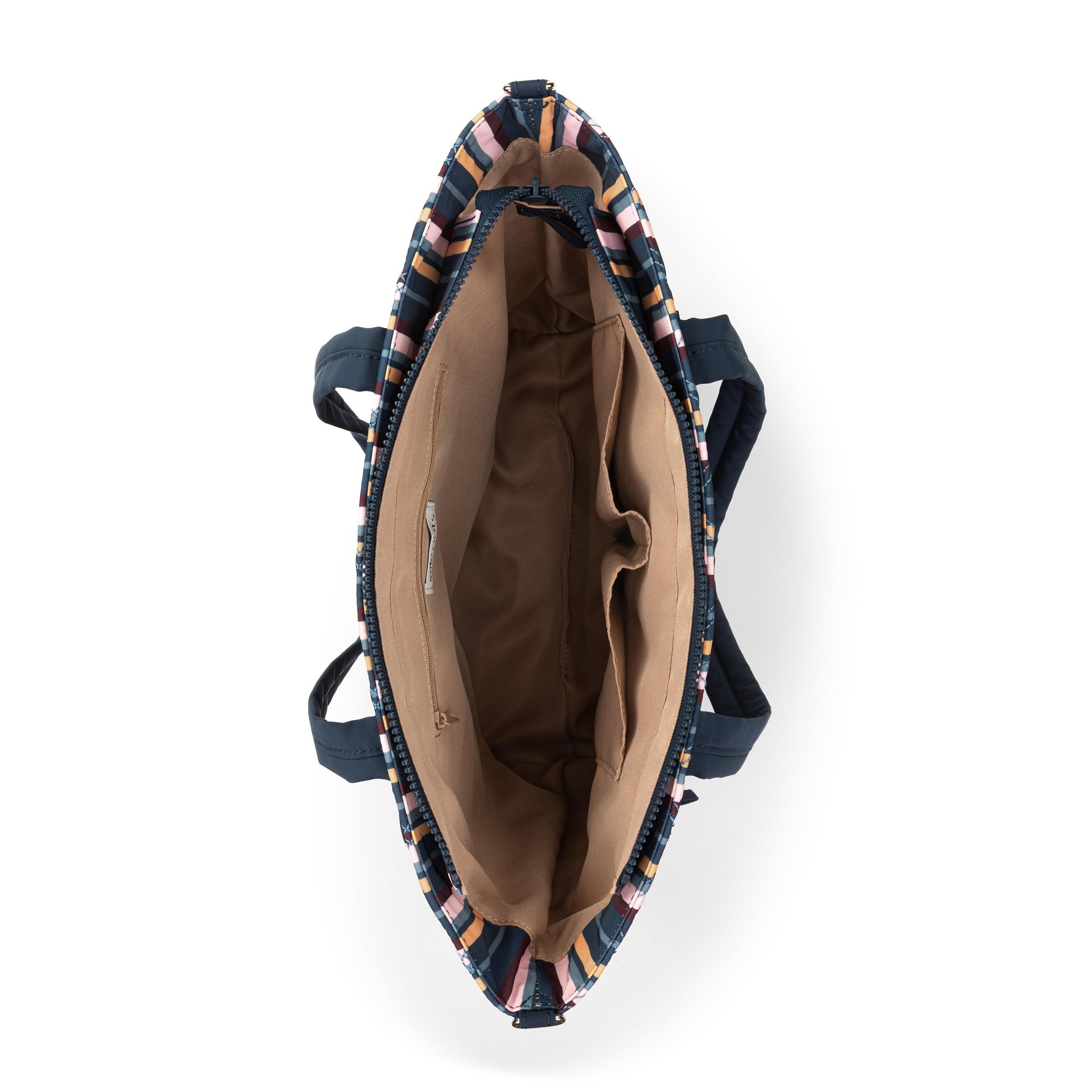 Sakroots Willow Shoulder Tote EcoTwill - Vibrant Multi Diamond Quilted