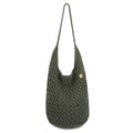 The Sak 120 Hobo - Hand Crochet - Moss Cozy Weave