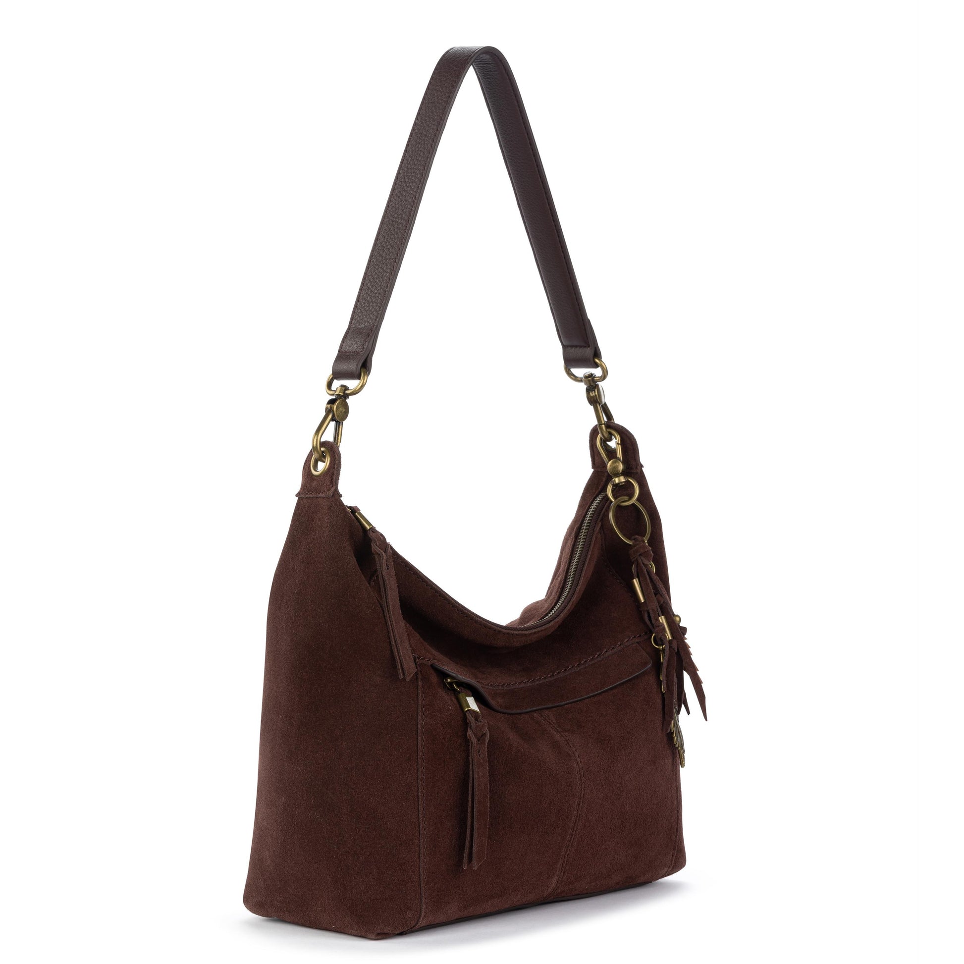 The Sak Alameda Hobo Leather - Mahogany Suede