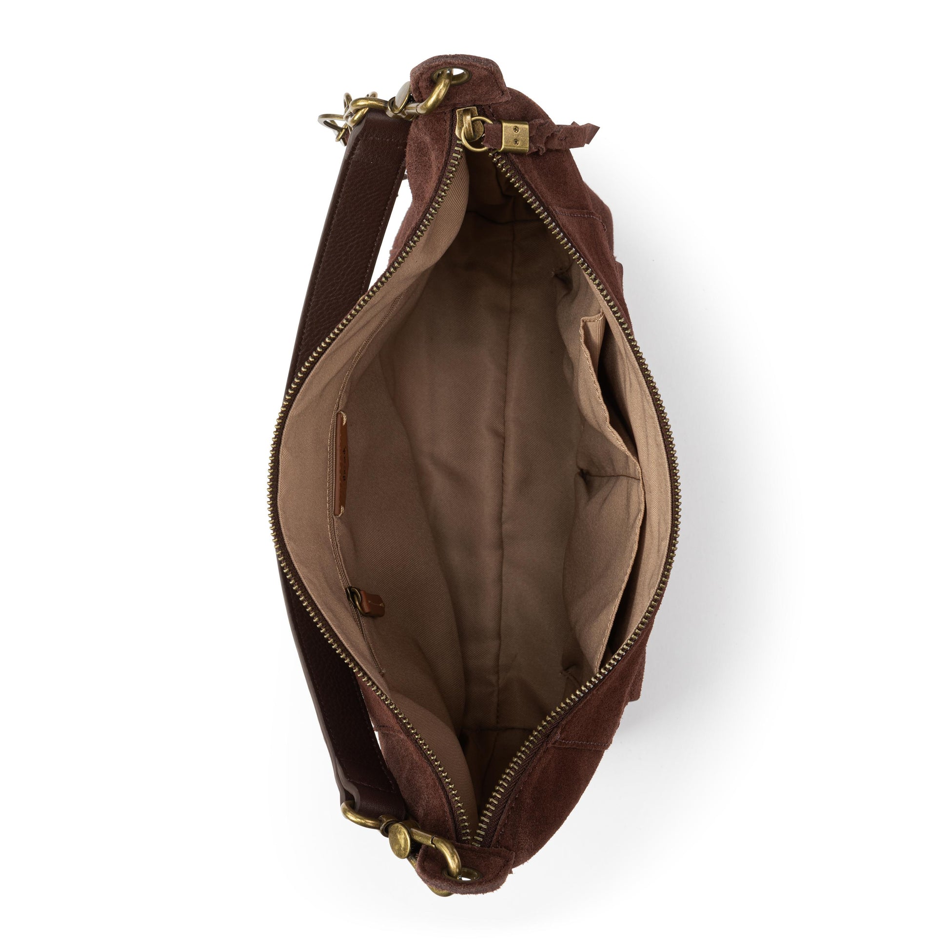 The Sak Alameda Hobo Leather - Mahogany Suede