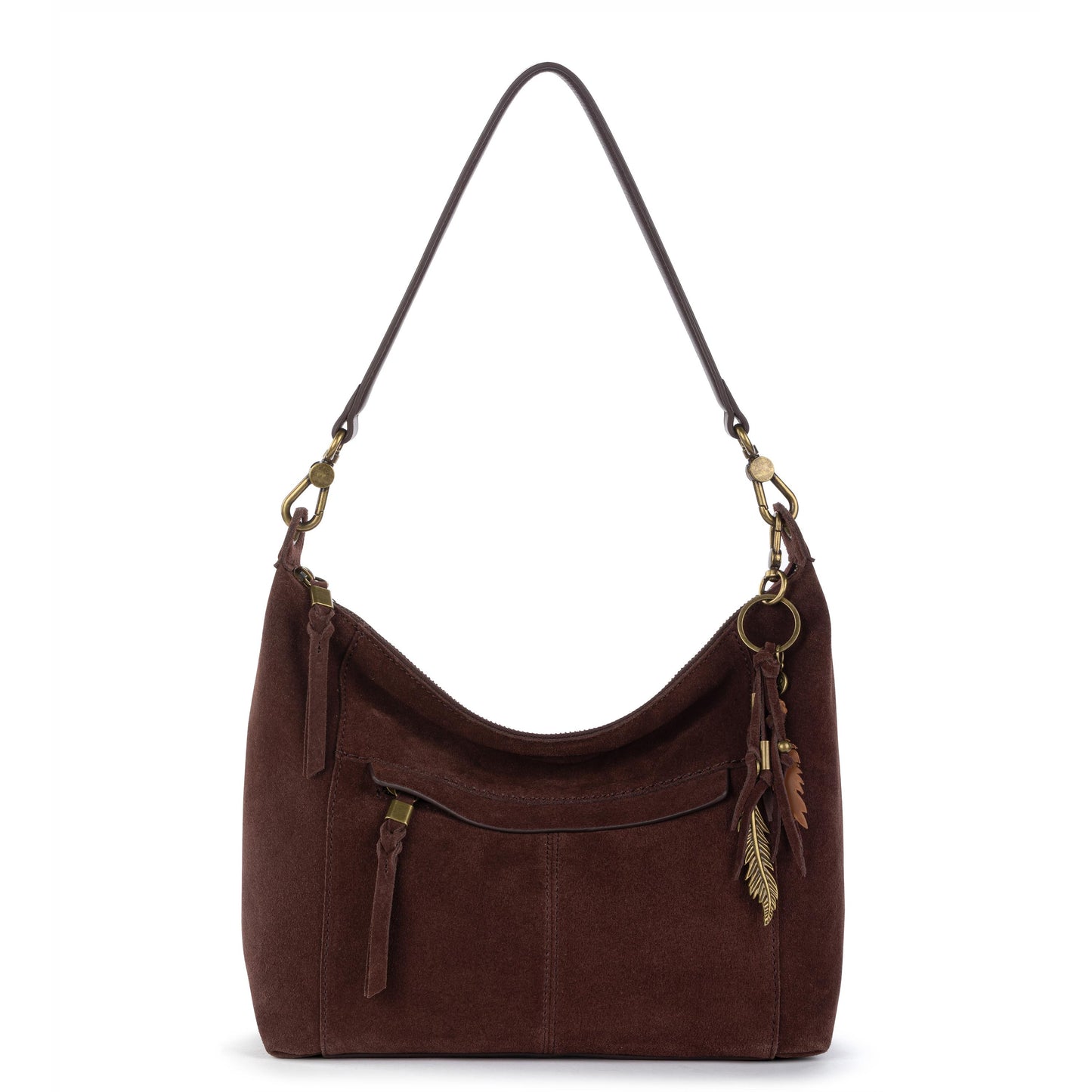 The Sak Alameda Hobo Leather - Mahogany Suede