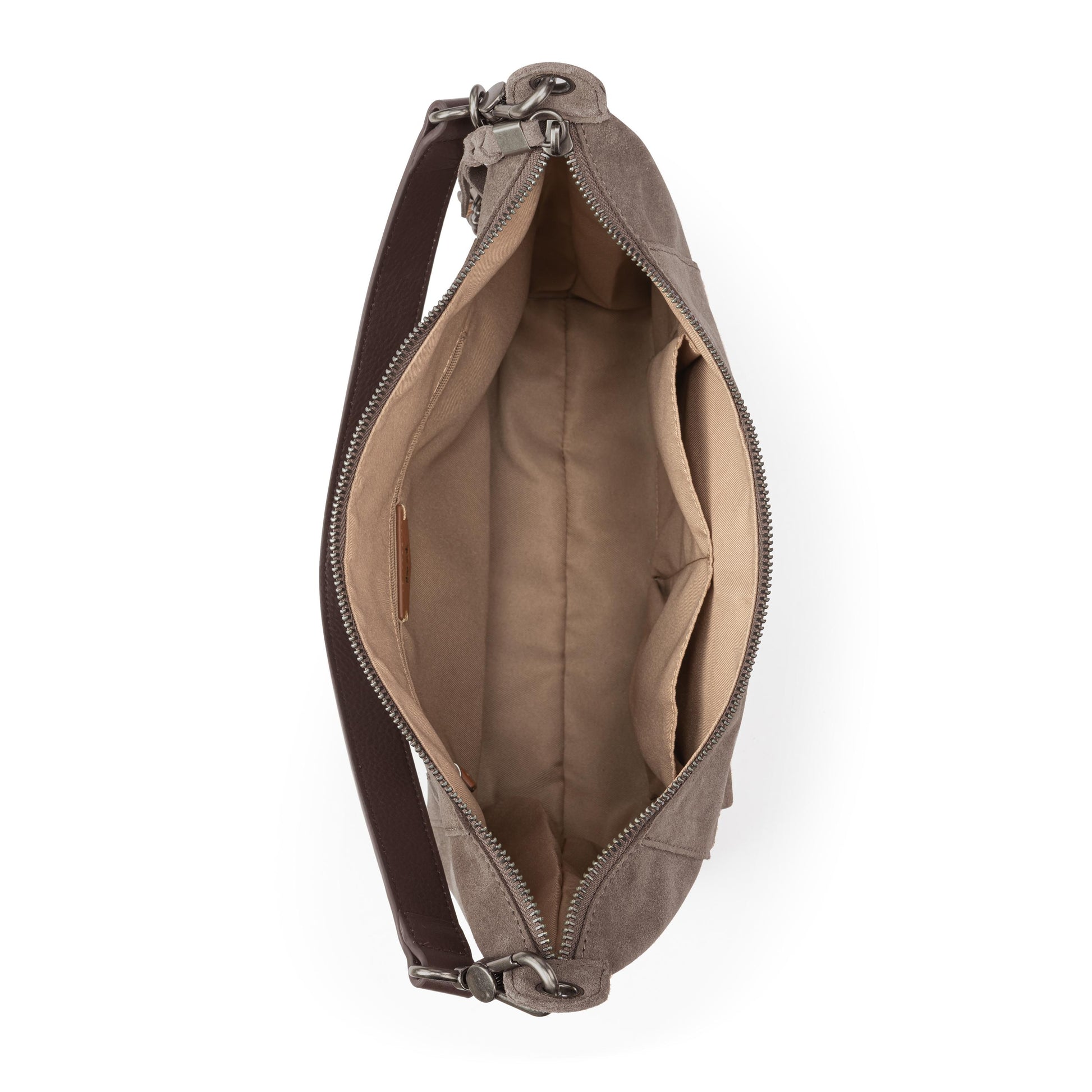 The Sak Alameda Hobo Leather - Mushroom Suede