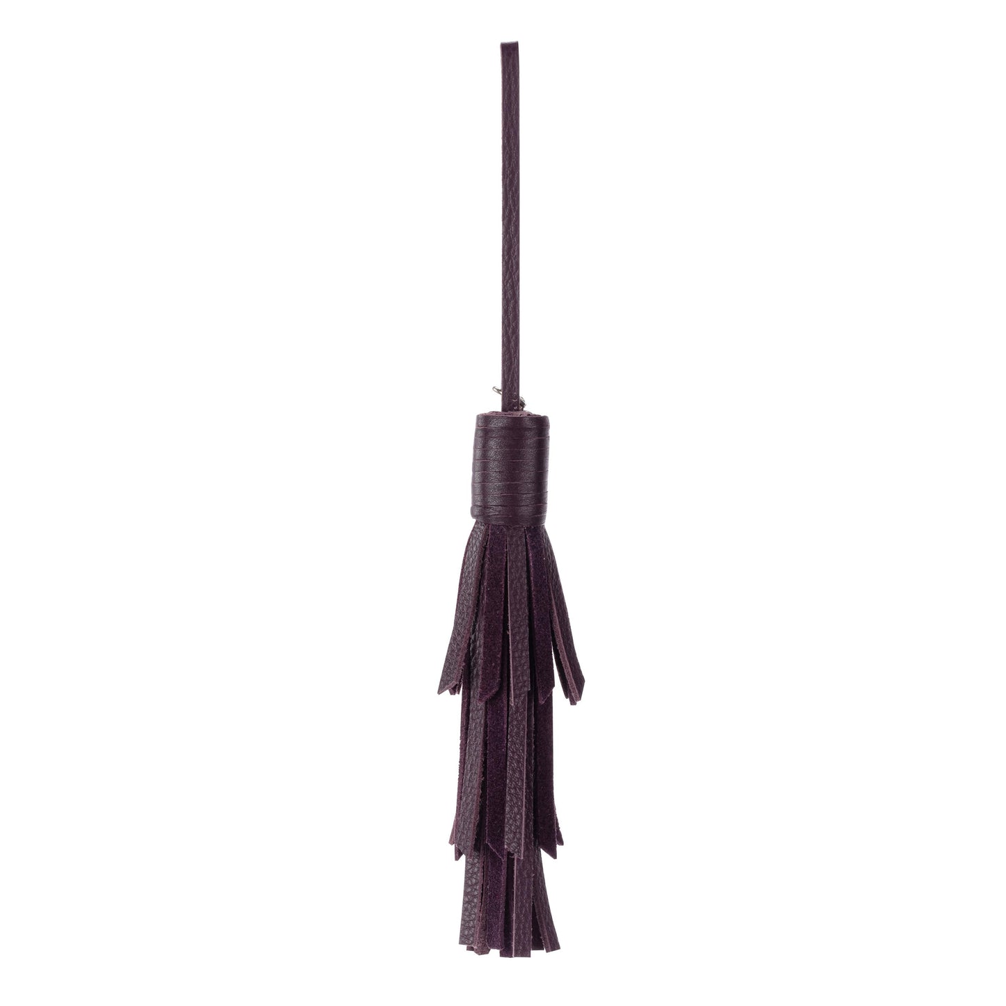 The Sak Cypress Tassel Dangle Leather - Aubergine