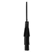 Cypress Tassel Dangle - Leather - Black