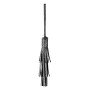 Cypress Tassel Dangle - Leather - Dark Silver