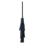 Cypress Tassel Dangle - Leather - Indigo