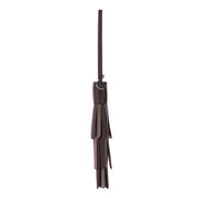 Cypress Tassel Dangle - Leather - Mushroom