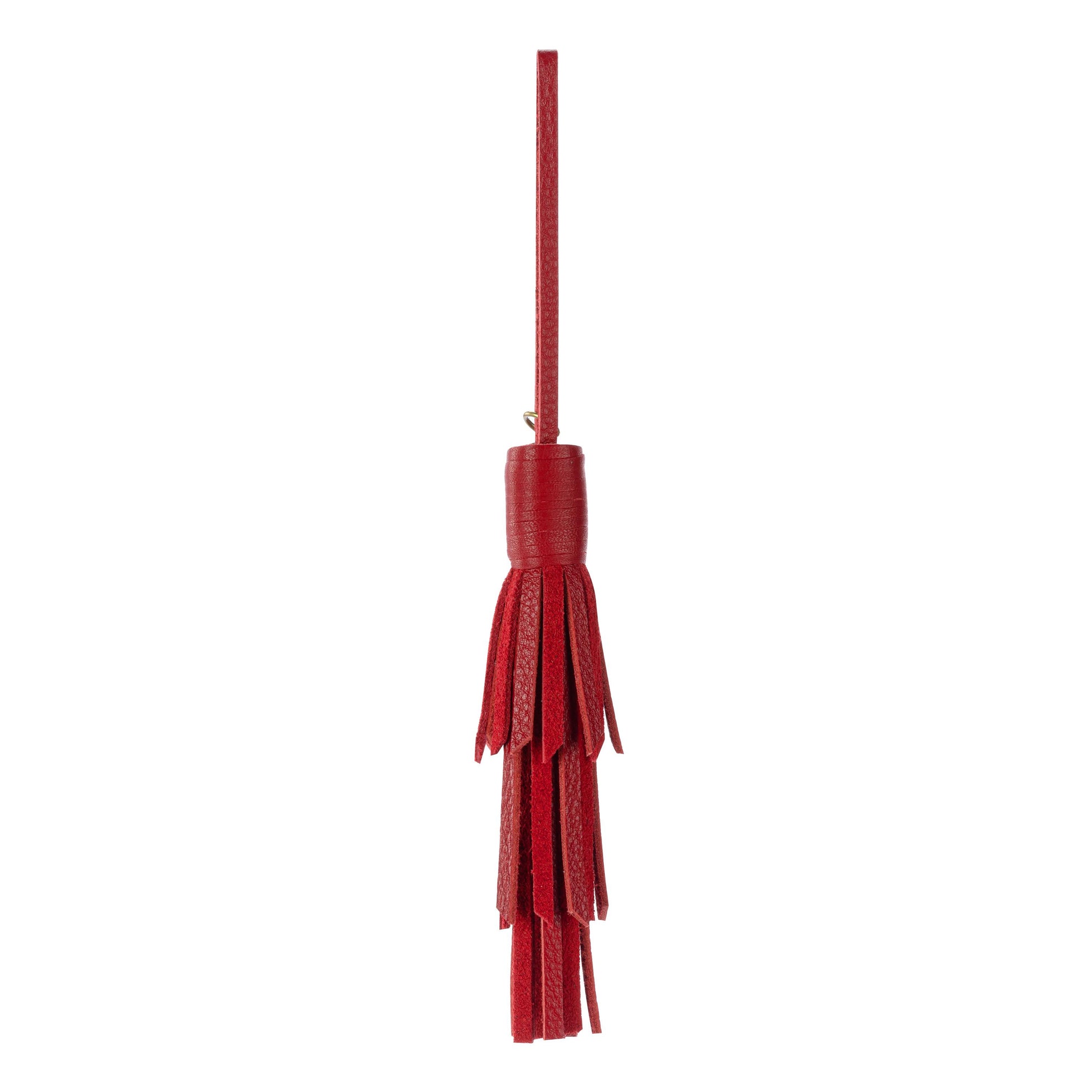 The Sak Cypress Tassel Dangle Leather - Scarlet