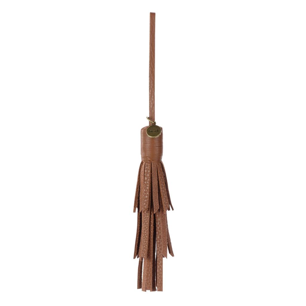 The Sak Cypress Tassel Dangle - Leather - Tobacco