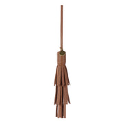Cypress Tassel Dangle - Leather - Tobacco