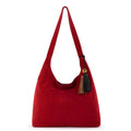 The Sak Huntley Hobo - Leather - Scarlet Suede