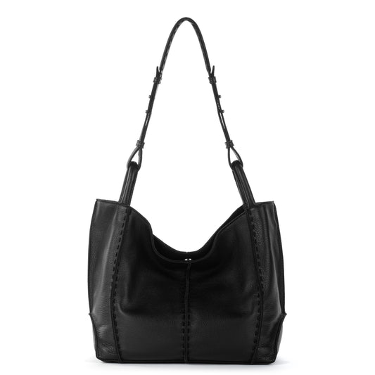 The Sak Los Feliz Med Tote - Leather - Black