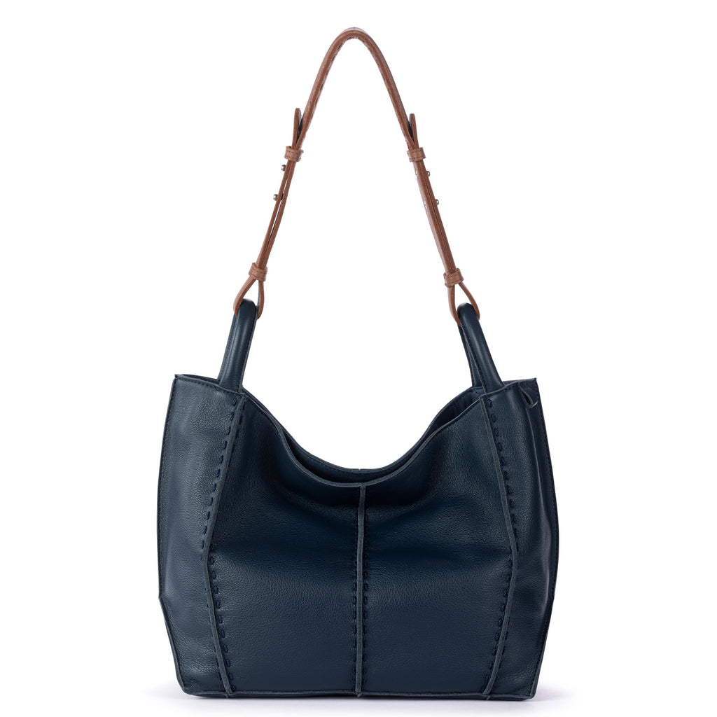 The Sak Los Feliz Medium Tote - Leather - Indigo