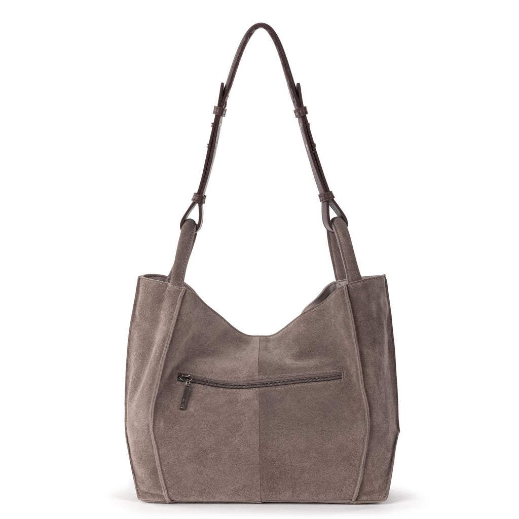 The Sak Los Feliz Medium Tote - Leather - Mushroom Suede