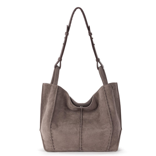 The Sak Los Feliz Medium Tote - Leather - Mushroom Suede