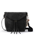 Sakroots Arcadia Flap Crossbody - Vegan Leather - Black