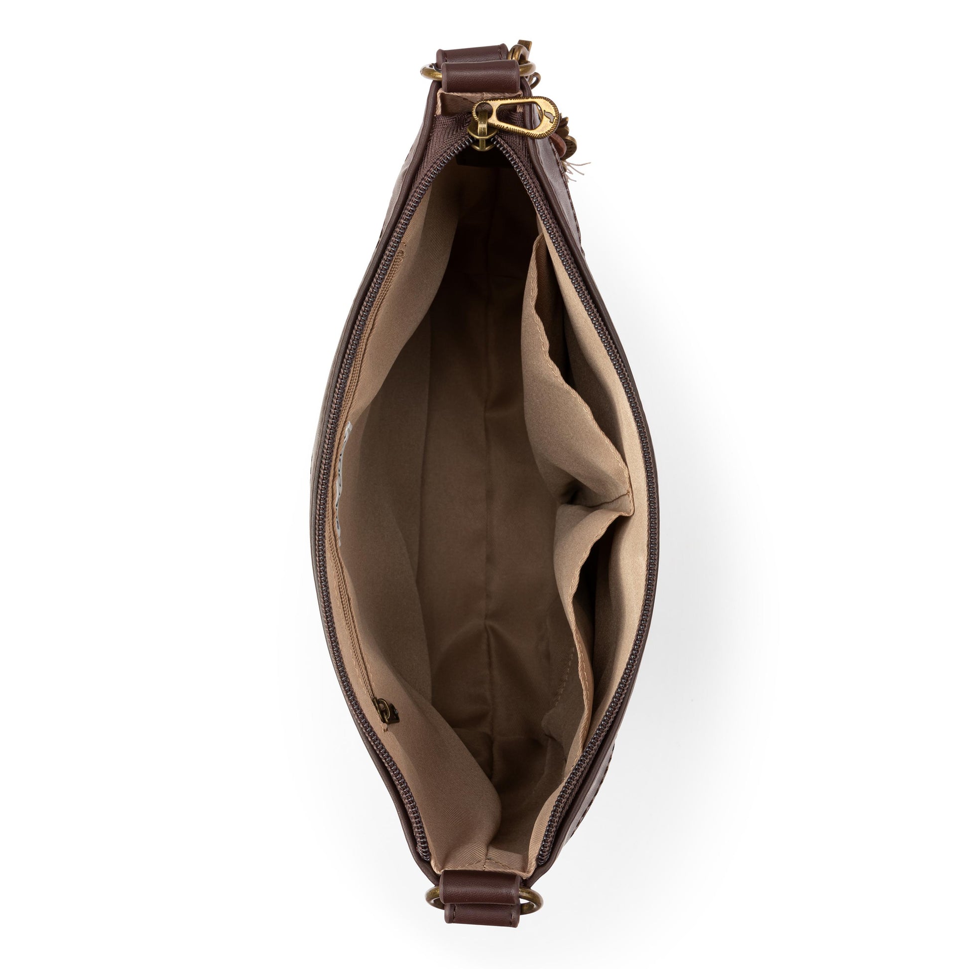 Sakroots Arcadia Recycled Crossbody Vegan Leather - Mahogany
