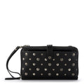 The Sak Iris Smartphone Wallet - Leather - Black Silver Stud