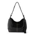 The Sak Los Feliz Hobo - Leather - Black Silver Stud