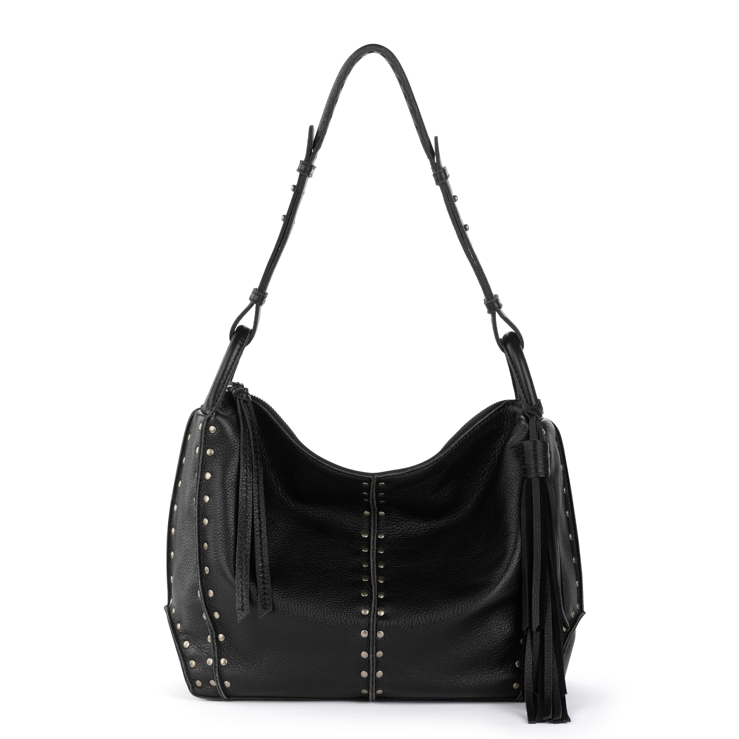 The Sak Los Feliz Hobo - Leather - Black Silver Stud