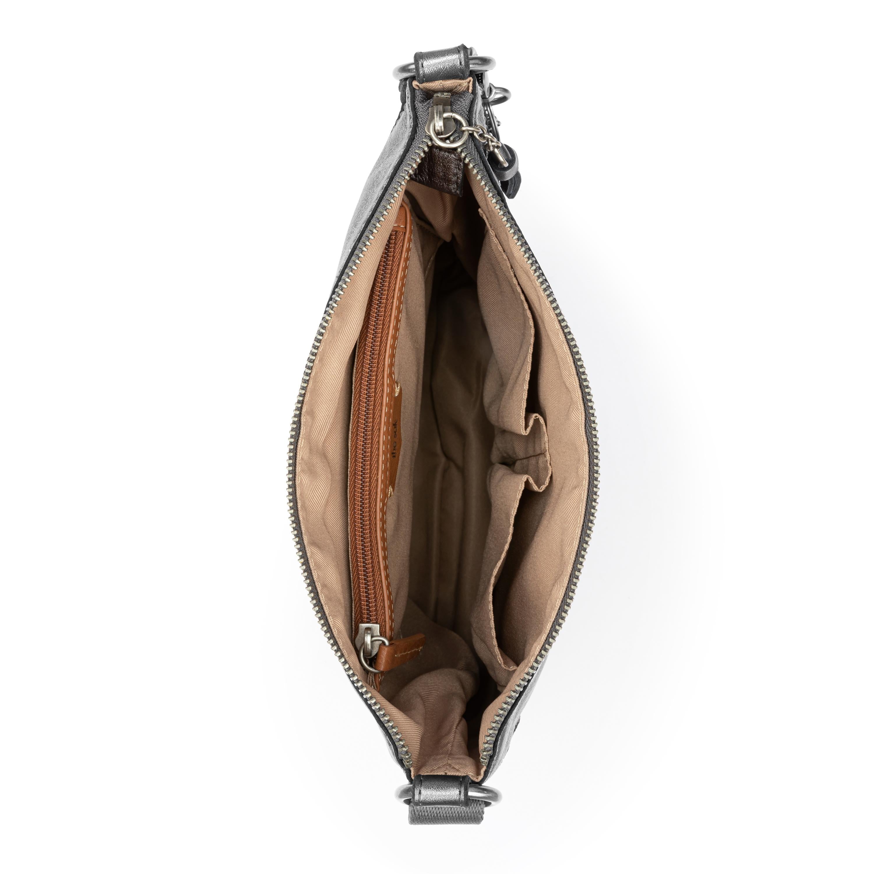The Sak Lucia Crossbody - Leather - Gunmetal