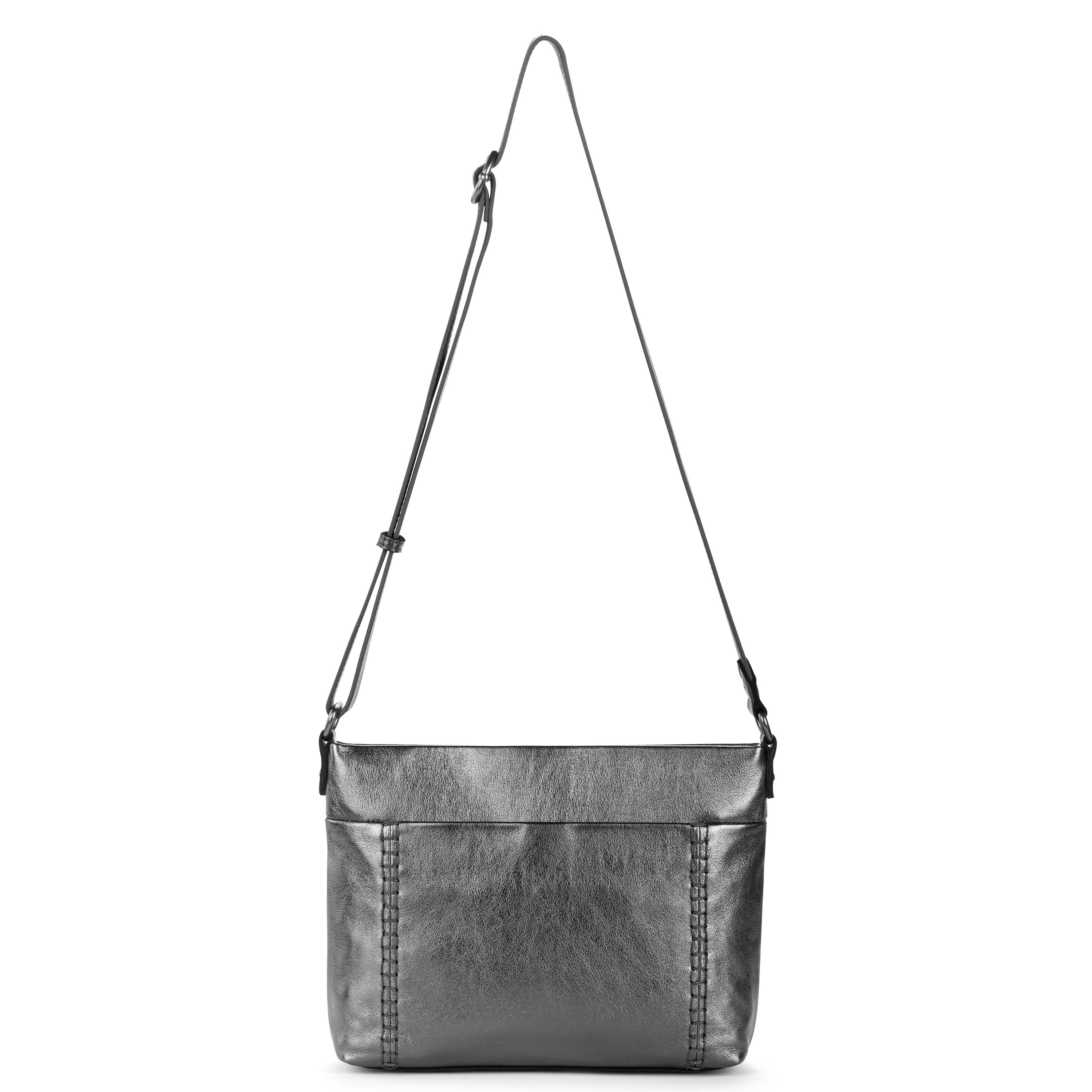 The Sak Melrose Crossbody - Leather - Gunmetal