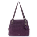 The Sak Melrose Satchel - Leather - Aubergine Suede Heart