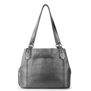 Melrose Satchel - Leather - Gunmetal